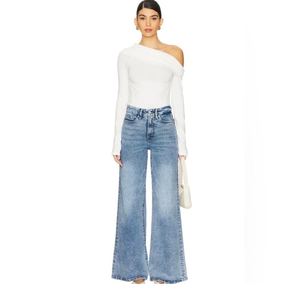 GOOD AMERICAN Good Waist
Palazzo Jeans Indigo Plus Size:22 - Picture 1 of 3
